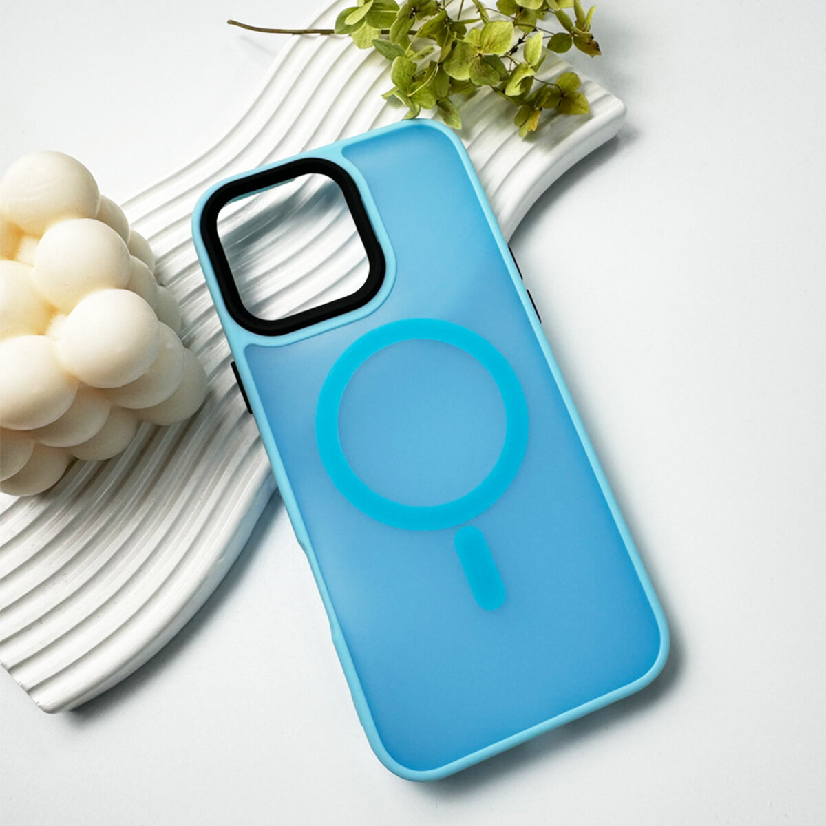 Чохол для смартфона Cosmic Magnetic Color HQ for Apple iPhone 16 Pro Light Blue (MagColor16ProLight) на картинке №5
