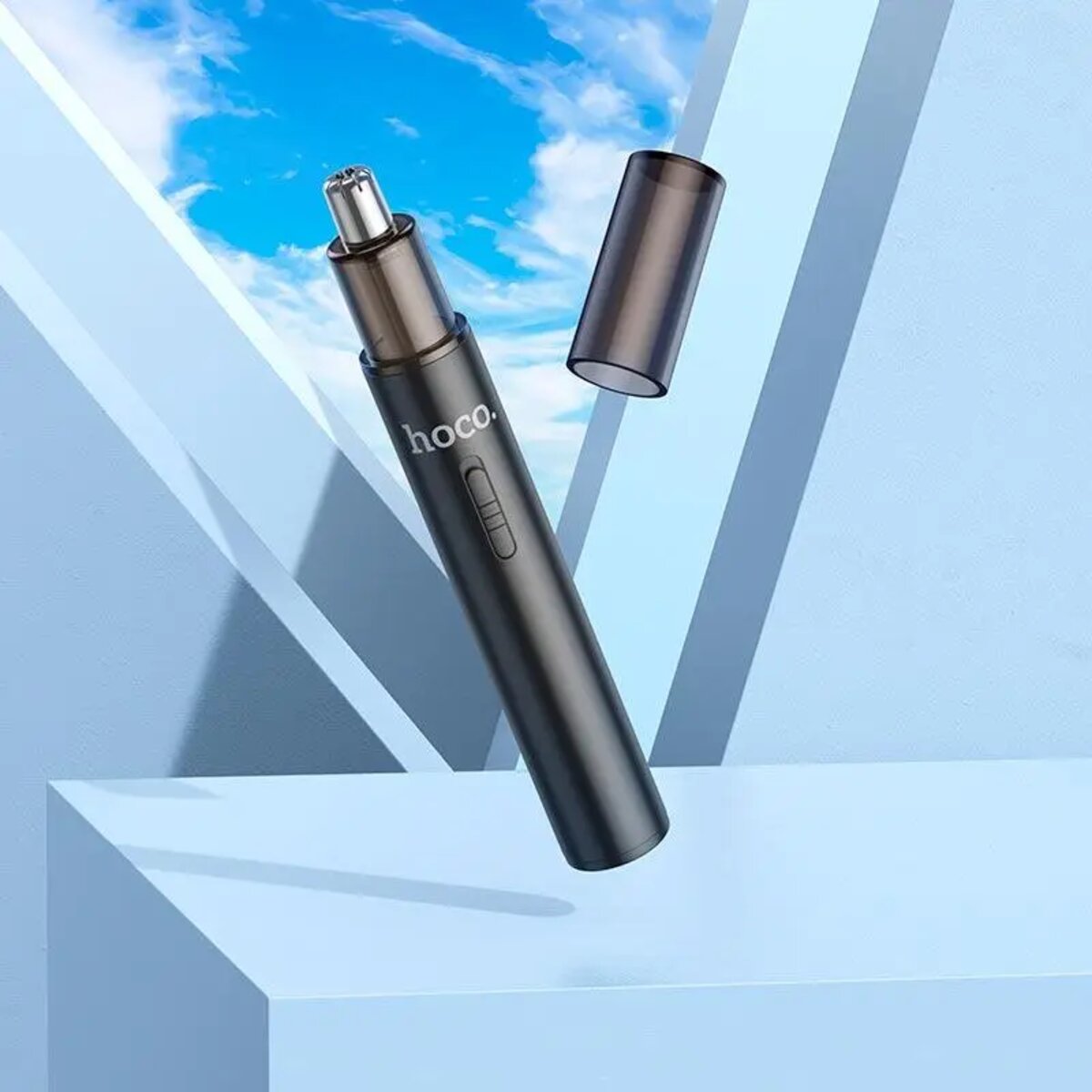 Тример для носа HOCO HP34 electric nose hair trimmer Black (6942007623865) на картинке №7