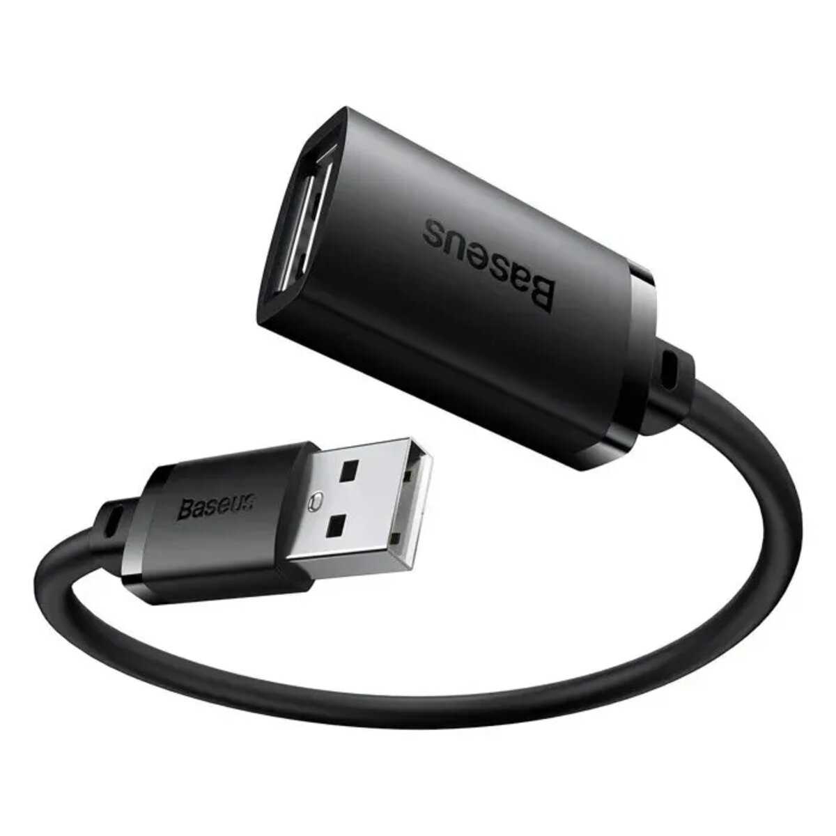 Кабель-подовжувач Baseus AirJoy Series USB2.0 Extension Cable 0.5m Cluster Black (B00631100111-00) Фотографія №5 Кабель-подовжувач Baseus AirJoy Series USB2.0 Extension Cable 0.5m Cluster Black (B00631100111-00) на малюнкі №5