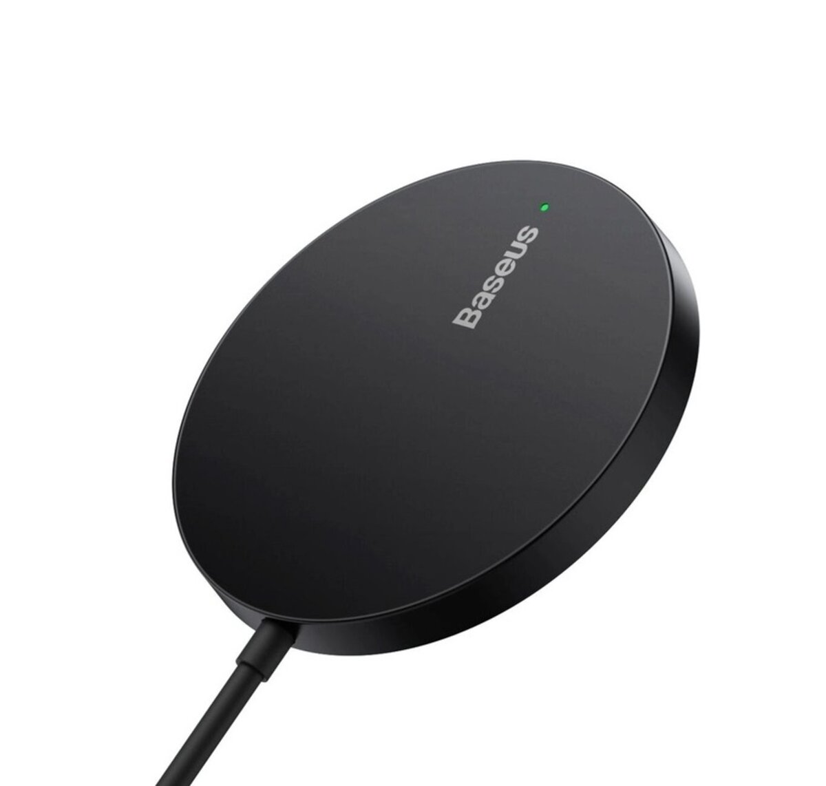 Бездротовий зарядний пристрій Baseus Simple Mini3 Magnetic Wireless Charger 15W Black на малюнкі №3