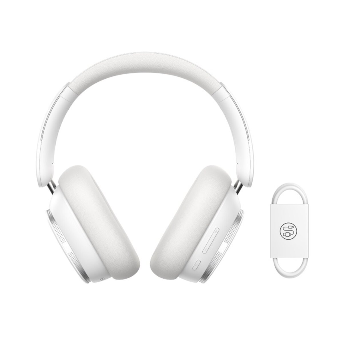 Бездротові навушники Baseus Bowie H1 Pro Noise-Cancellation Wireless Headphones Moon White на малюнкі №7