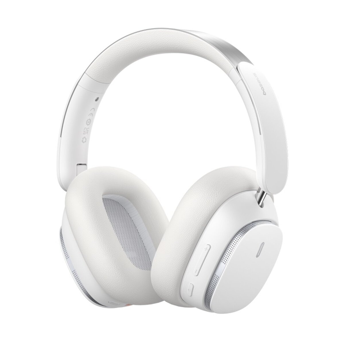 Бездротові навушники Baseus Bowie H1 Pro Noise-Cancellation Wireless Headphones Moon White на малюнкі №1