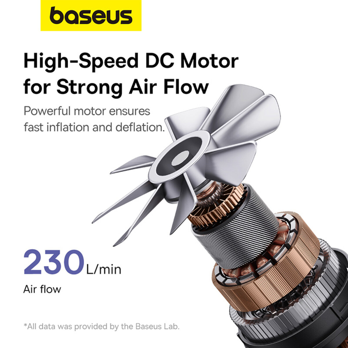 Портативний насос  для матраців Baseus PocketGo Portable Air Pump Stellar White (C11157700221-00) на картинке №6