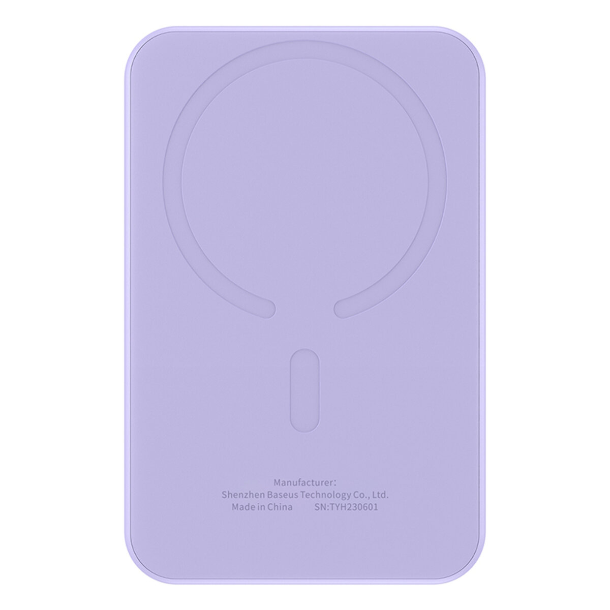 Зовнішній акумулятор Baseus Magnetic Mini Wireless Fast Charge Power Bank 5000mAh 20W Nebula Purple на малюнкі №3