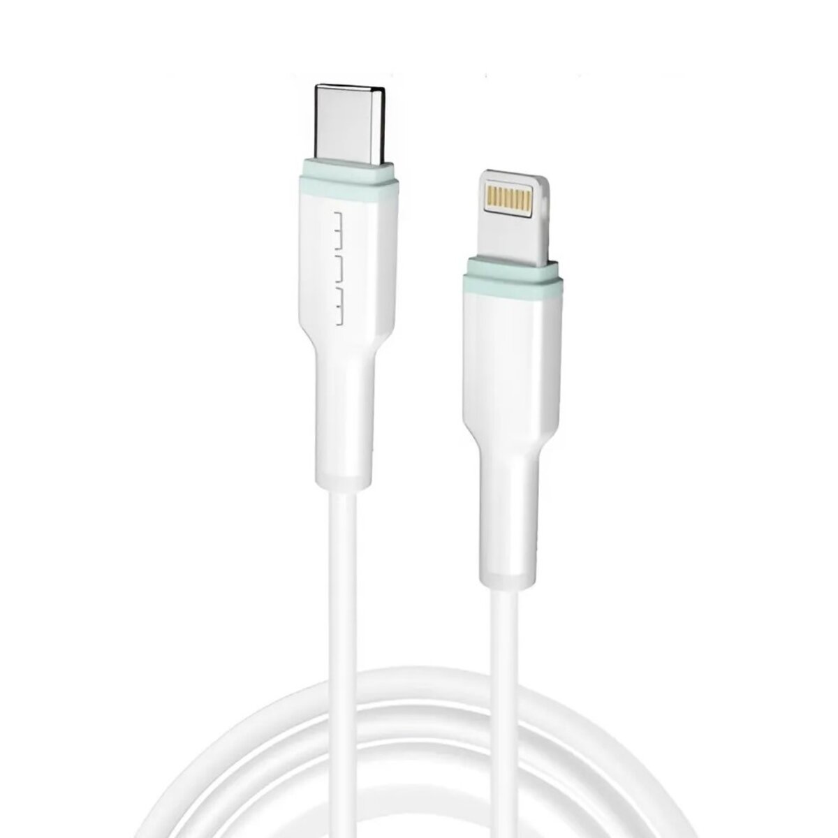 Кабель WUW-X206 Type-C to Lightning PD20W 1m white на картинке №1