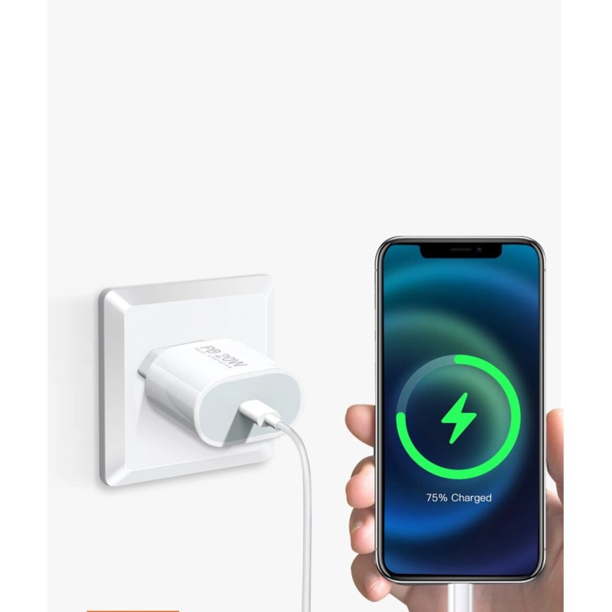 Мережевий зарядний пристрій WUW-C178 1Type-C PD20W  white (WUW-C178) на картинке №3