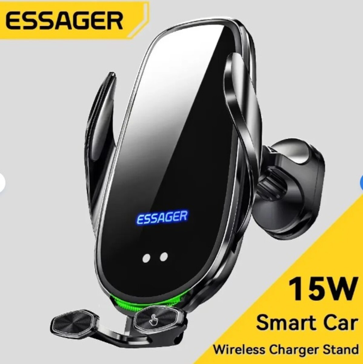 Автотримач для телефона ESSAGER EZJWX-LG01-Z black (EZJWX-LG01-Z) на картинке №2