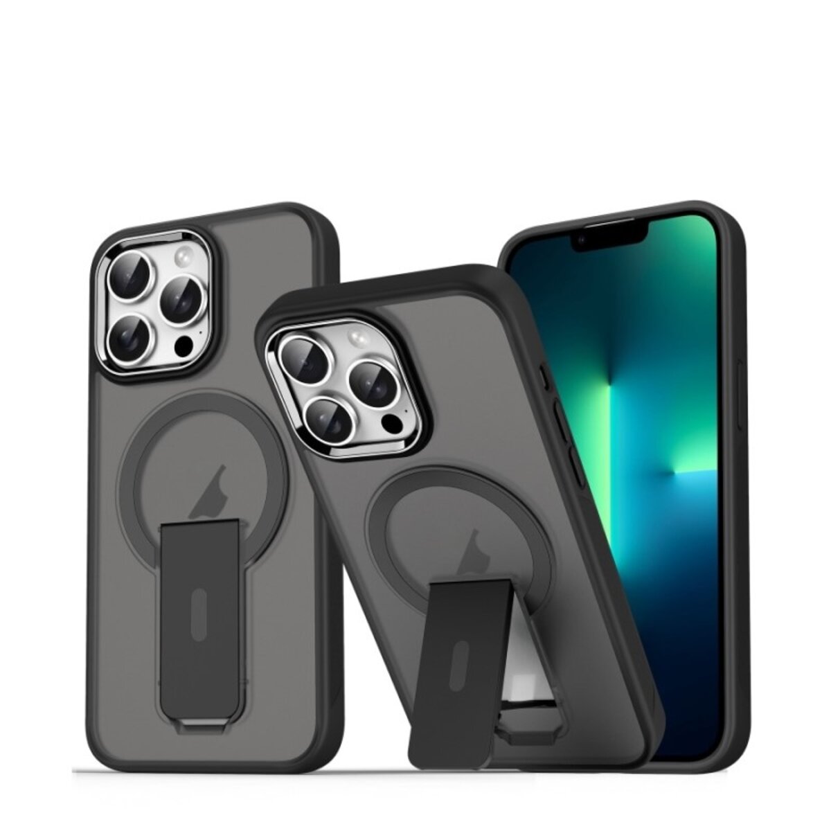 Чохол для смартфона Cosmic Magnetic Stand for Apple iPhone 13 Pro Max Black (MagStand13PMBlack) смотреть фото №1