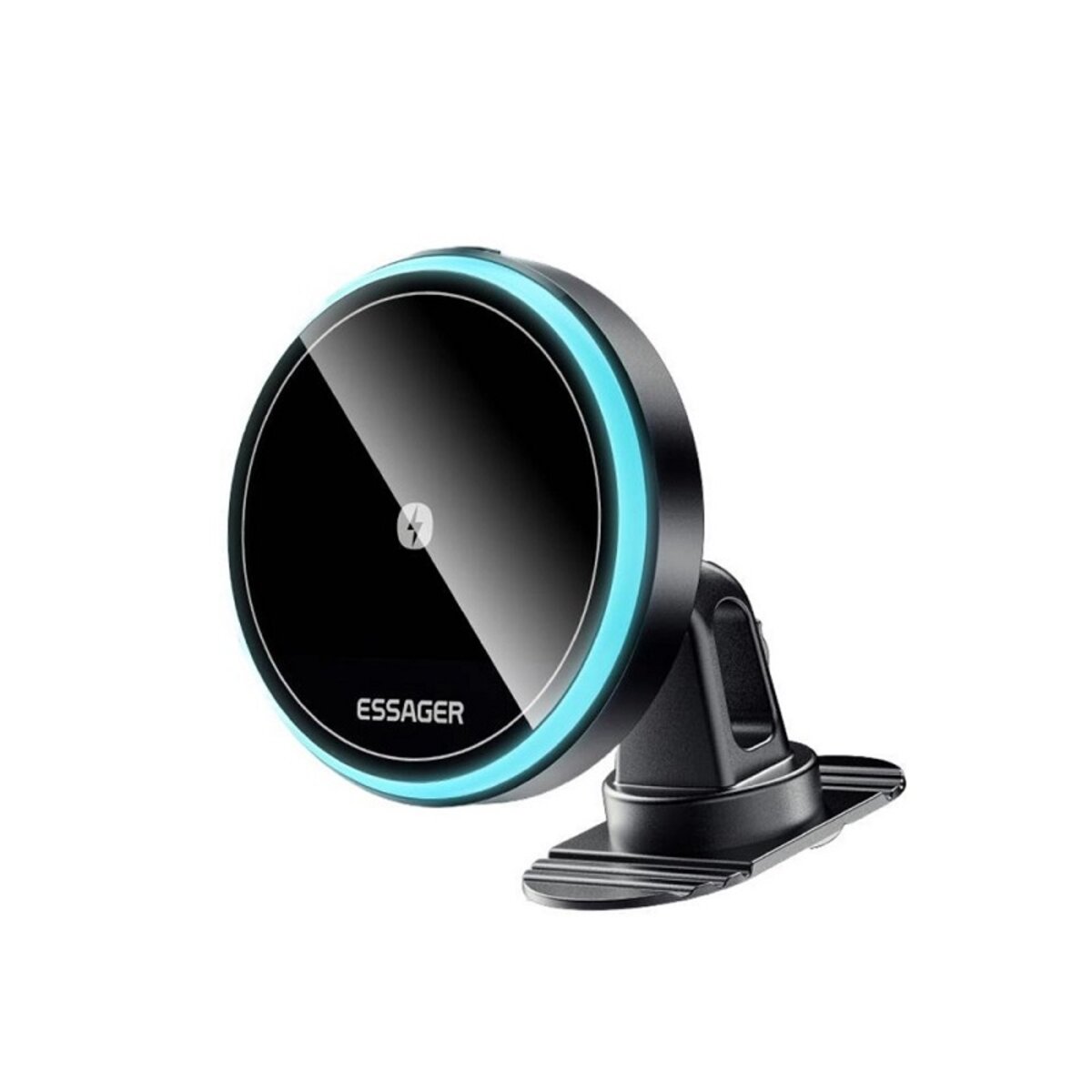 Автотримач для телефона ESSEGER element magnetic wireless charging car holder 15W black (EZJCFK-YS01-Z) на картинке №1