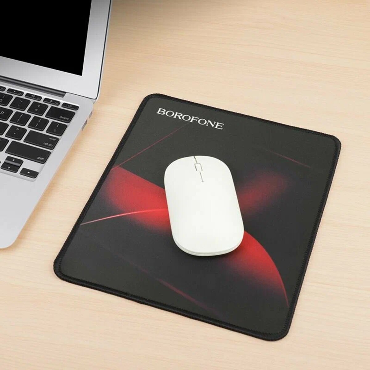 Килимок для миші BOROFONE BG8 Flying Eagle gaming mouse pad(200*240mm) Black на картинке №7