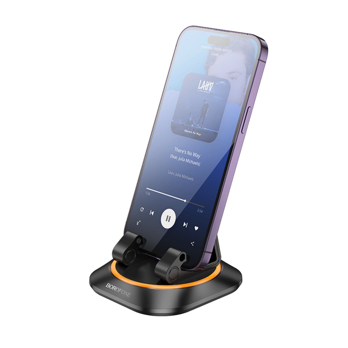 Автотримач для телефона BOROFONE BH116 Vicktory car holder for dashboard Black (6941991112997) на картинке №5