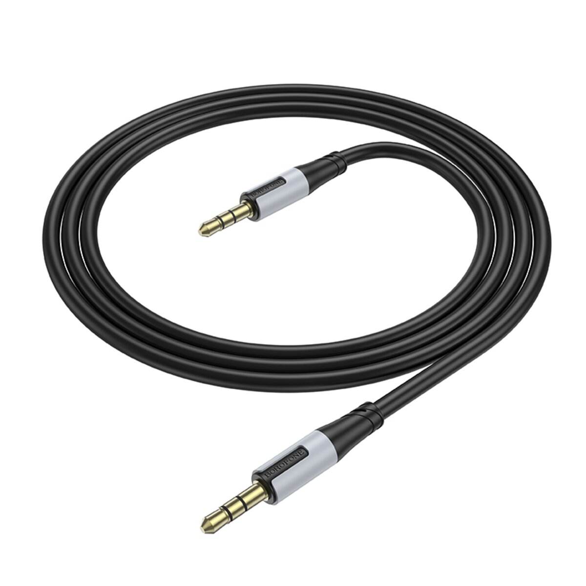 Аудіо-кабель BOROFONE BL19 Creator AUX audio cable Black (6941991108310) смотреть фото №4