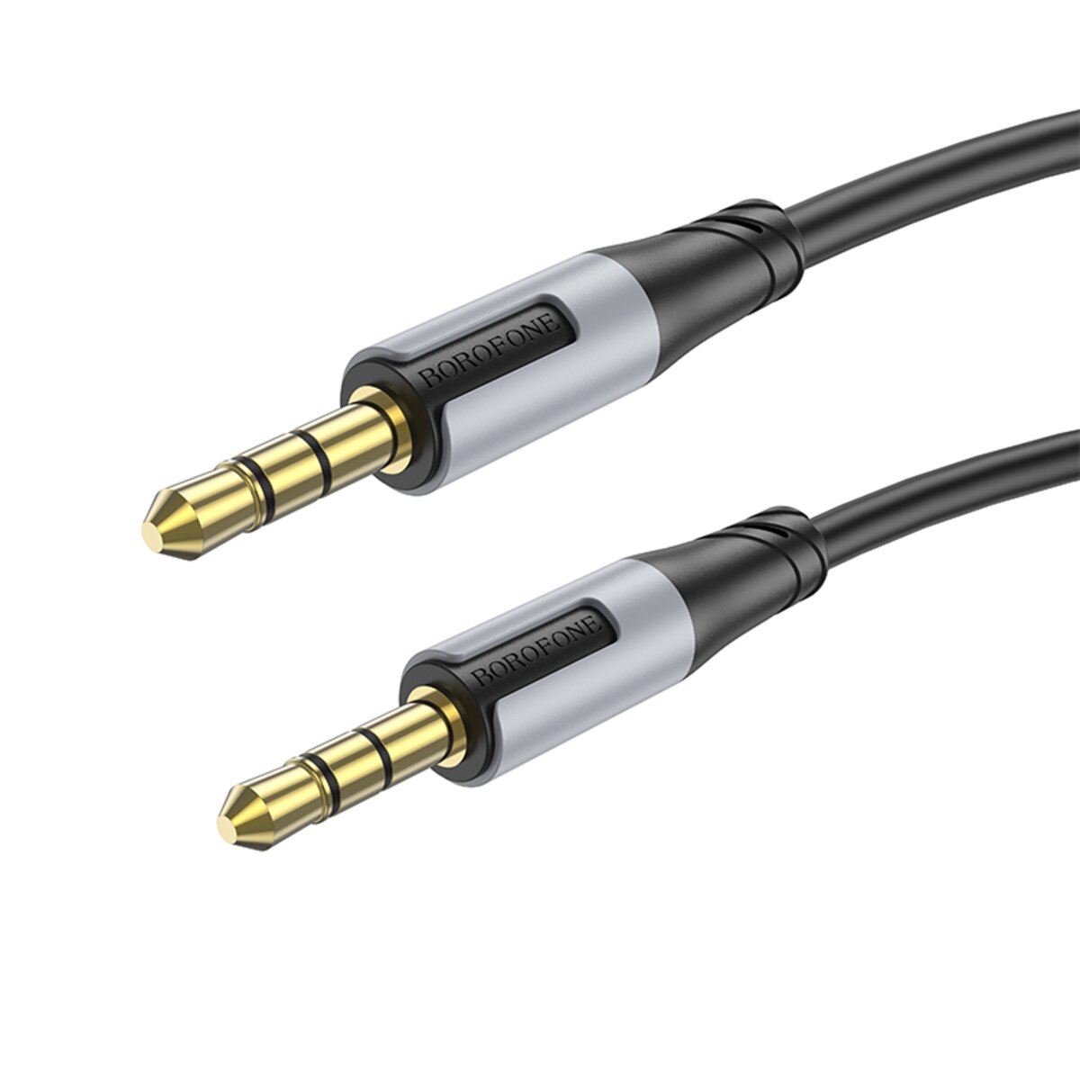 Аудіо-кабель BOROFONE BL19 Creator AUX audio cable Black (6941991108310) смотреть фото №1