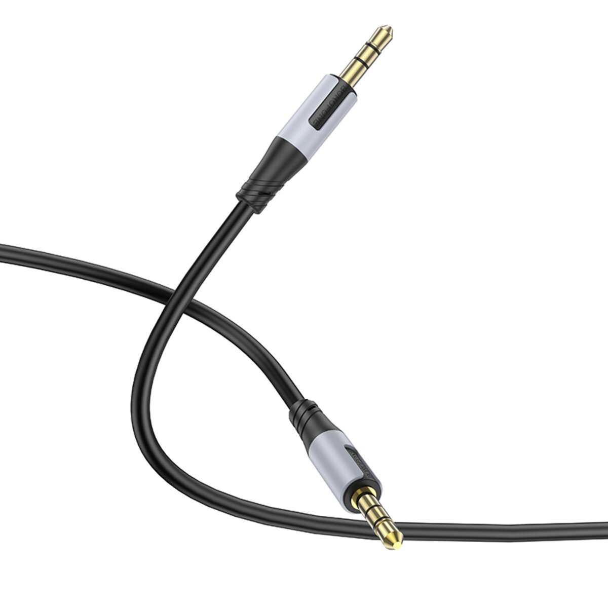 Аудіо-кабель BOROFONE BL19 Creator AUX audio cable Black (6941991108310) смотреть фото №2