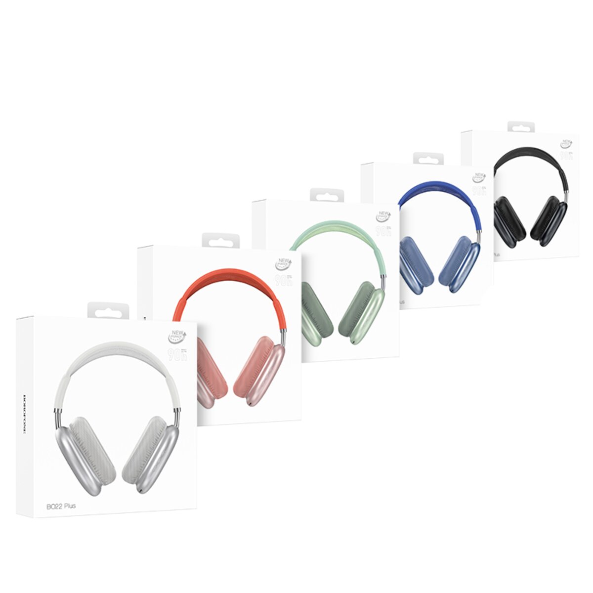 Бездротові навушники BOROFONE BO22 Plus Elegant BT headphones Silver Фотографія №5 Бездротові навушники BOROFONE BO22 Plus Elegant BT headphones Silver на малюнкі №5