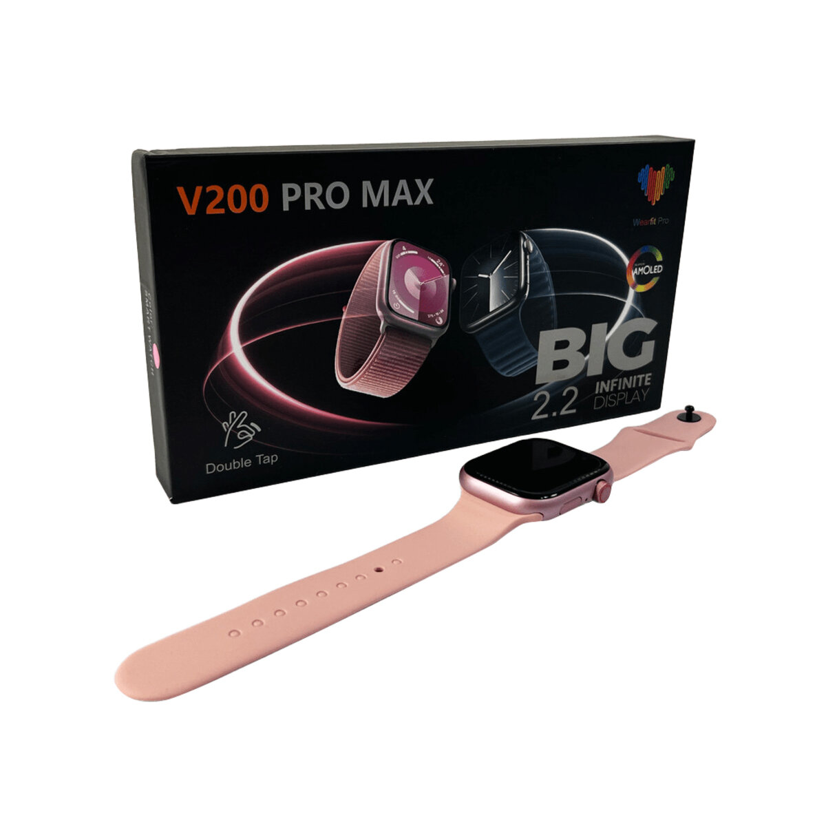 Смарт-годинник BIG V200 Pro Max IP65 Pink на малюнкі №6