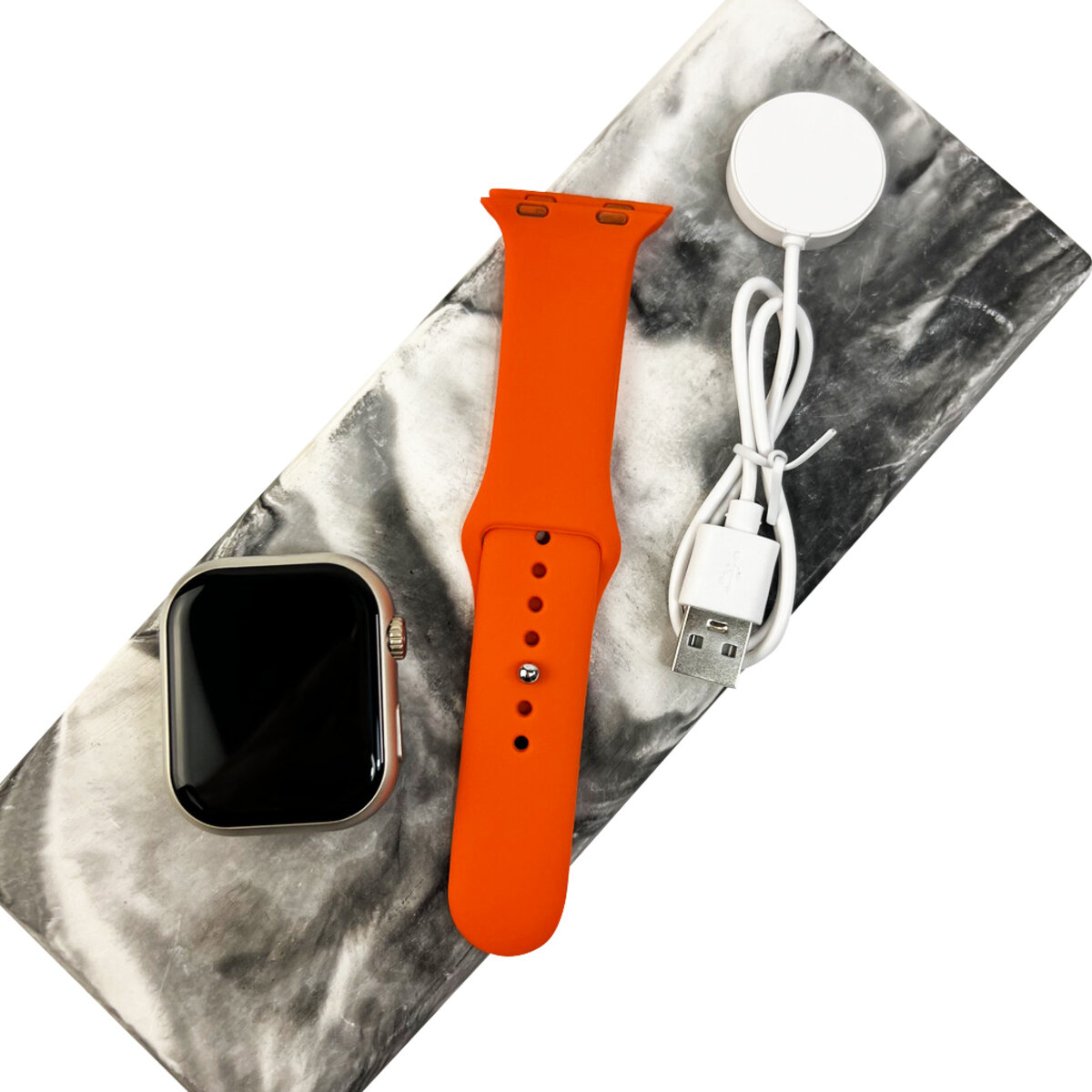 Смарт-годинник BIG S9 Pro Max IP65 Orange (BIGS9POrange) на картинке №5