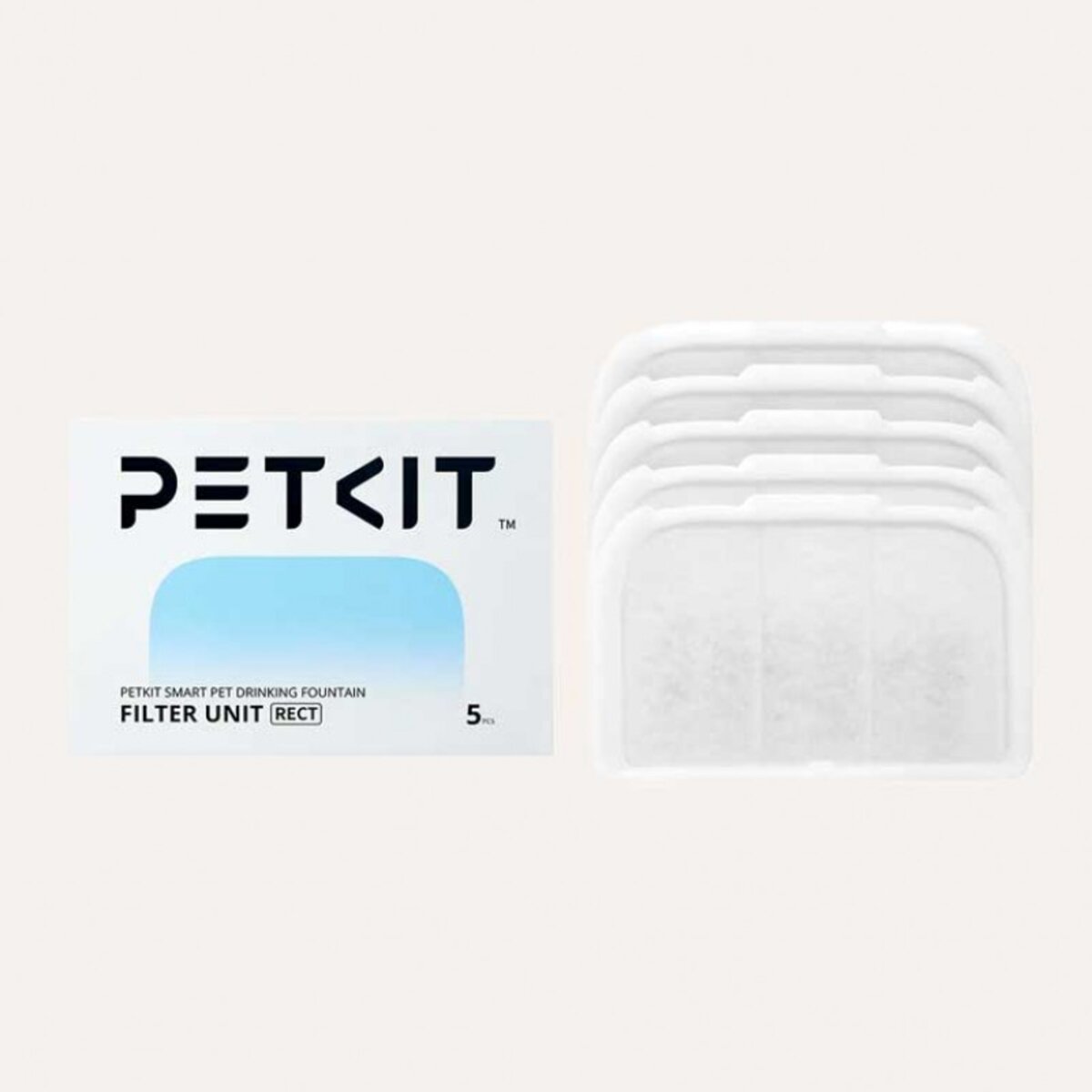 Фільтр для поїлки PETKIT Eversweet Max Filter Unit Rect- 5шт (P4171) на картинке №2