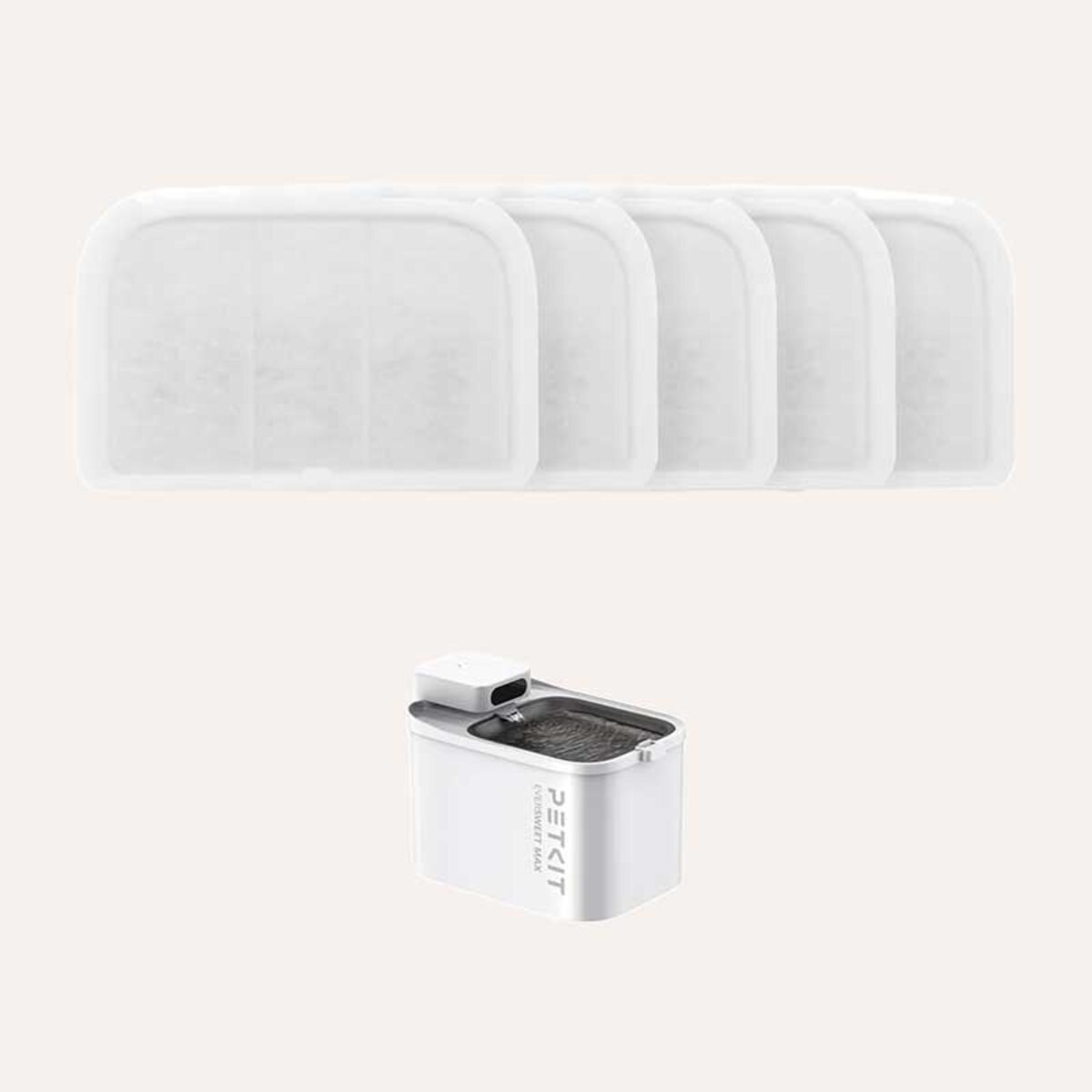 Фільтр для поїлки PETKIT Eversweet Max Filter Unit Rect- 5шт (P4171) на картинке №3