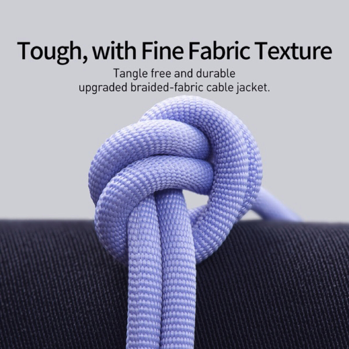 Кабель Baseus Crystal Shine Series Fast Charging Data Cable Type-C to iP 20W 2m Purple (CAJY000305) на картинке №7