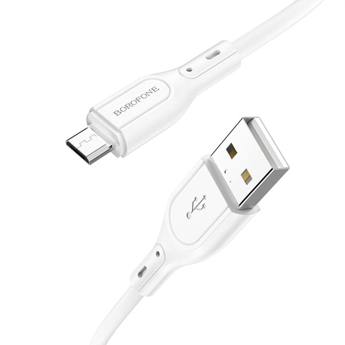 Кабель BOROFONE BX66 Wide way silicone charging data cable for Micro White (6974443382433) Фотографія №2 Кабель BOROFONE BX66 Wide way silicone charging data cable for Micro White (6974443382433) на малюнкі №2