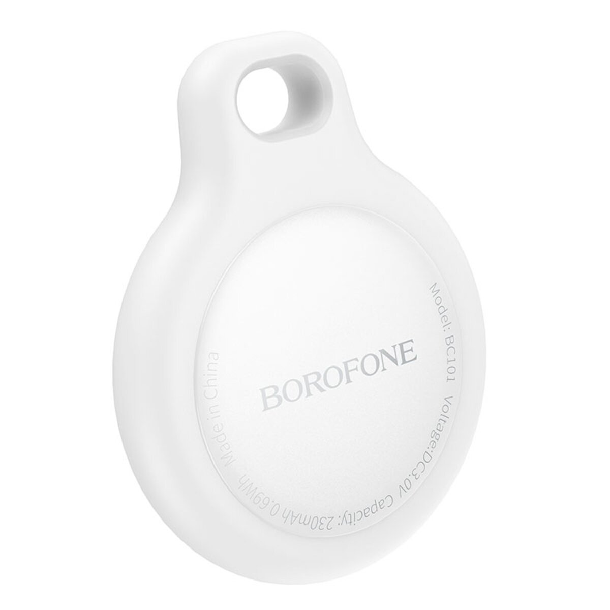 Трекер BOROFONE BC101 Exquisite smart positioning anti-lost device Frost White (6941991117121) на картинке №1