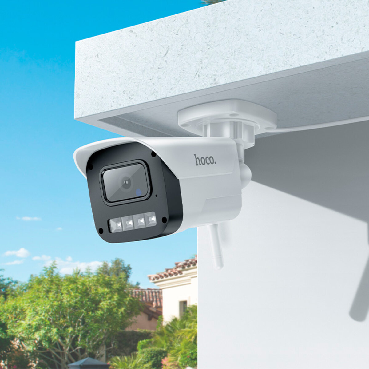 IP-камера відеоспостереження HOCO D4 Outdoor gun-type HD camera(EU) на малюнкі №8