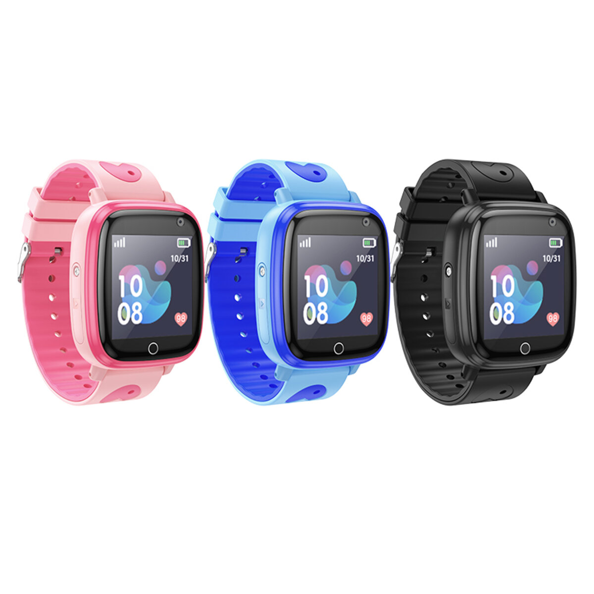 Дитячий cмарт-годинник Hoco Y100 children watch with call function Blue Фотографія №4 Дитячий cмарт-годинник Hoco Y100 children watch with call function Blue на малюнкі №4