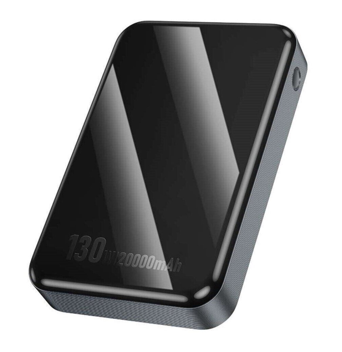 Зовнішній акумулятор HOCO Q30A Fast charge 130W power bank(20000mAh) Metal Gray (6942007634069) на картинке №1