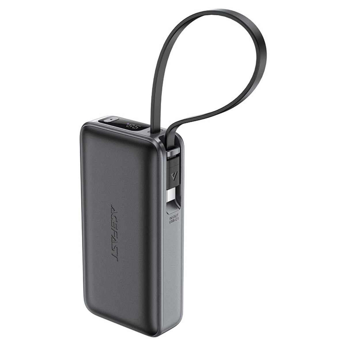 Зовнішній акумулятор ACEFAST M7 PD30W power bank with cable 10000mAh, Black на картинке №2