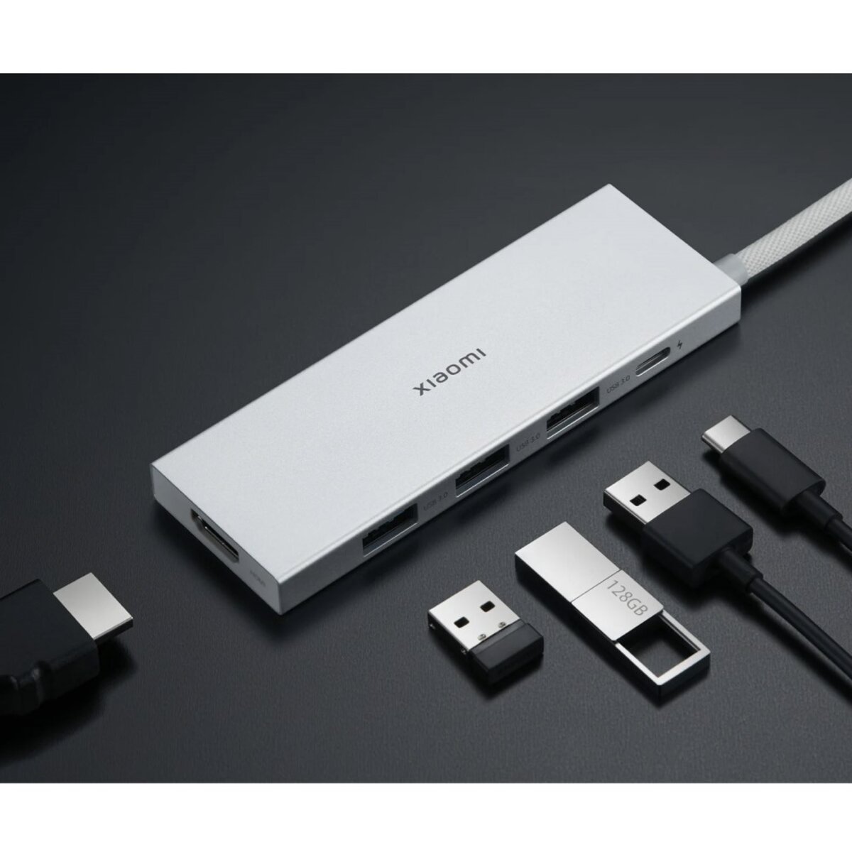 Док-станція Xiaomi Type-C 5-in-1 Docking Station GL (BHR8804GL) Фотографія №4 Док-станція Xiaomi Type-C 5-in-1 Docking Station GL (BHR8804GL) на малюнкі №4