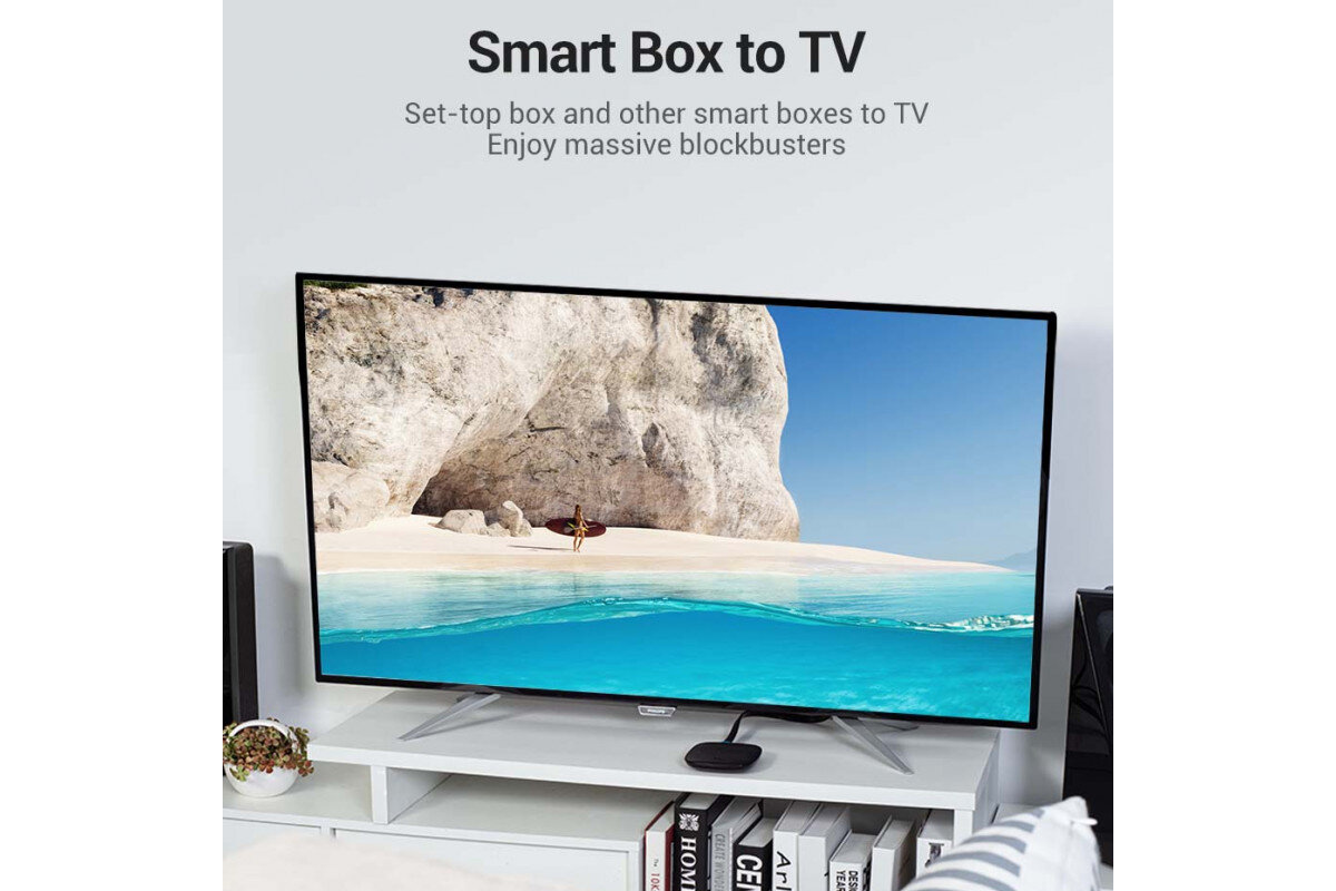 Кабель Vention Flat HDMI Cable 1.5M Black на малюнкі №6