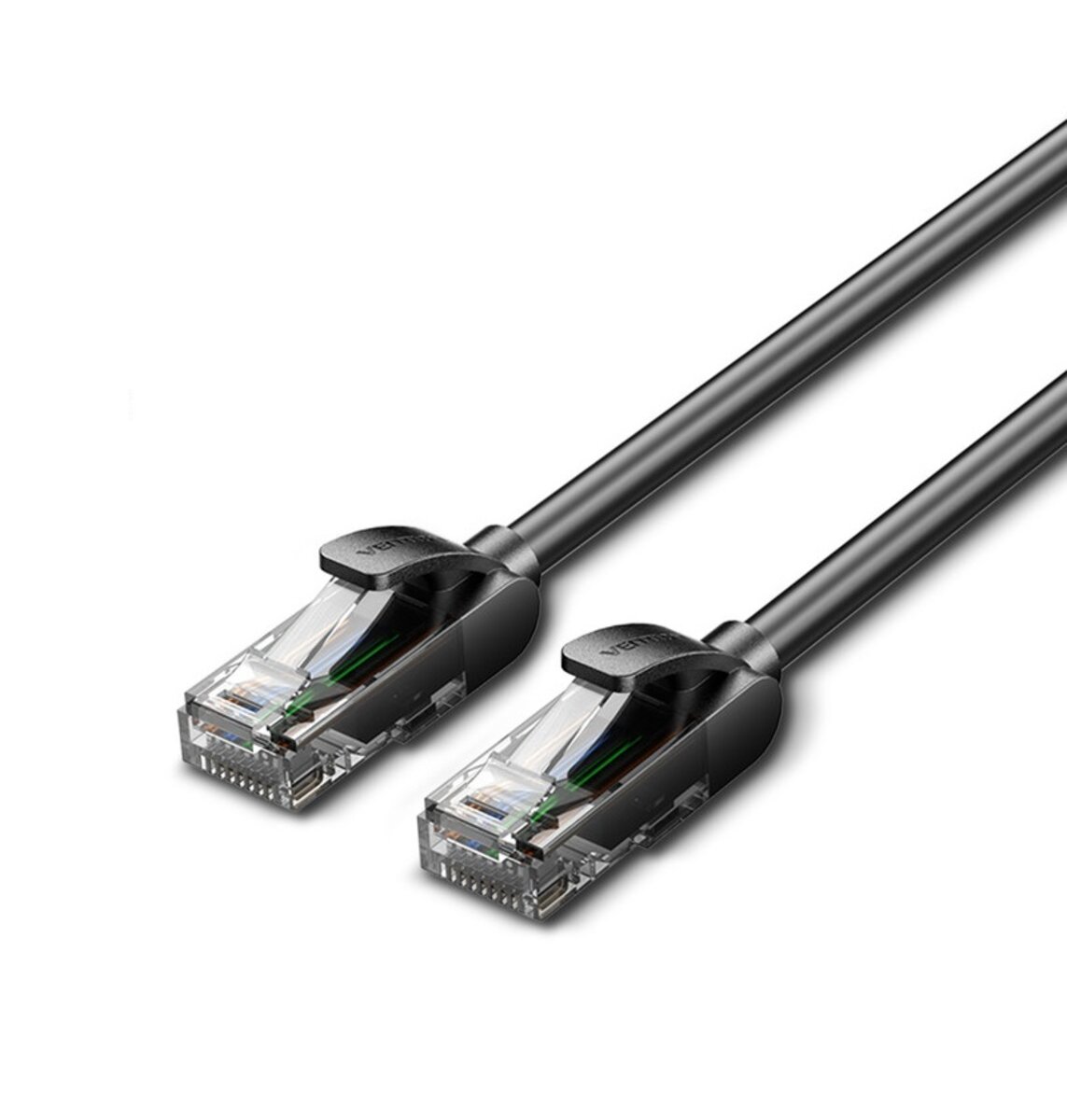 Мережевий кабель Vention Cat5e UTP Ethernet Patch Cable 1.5M Black (IABBG) на картинке №1