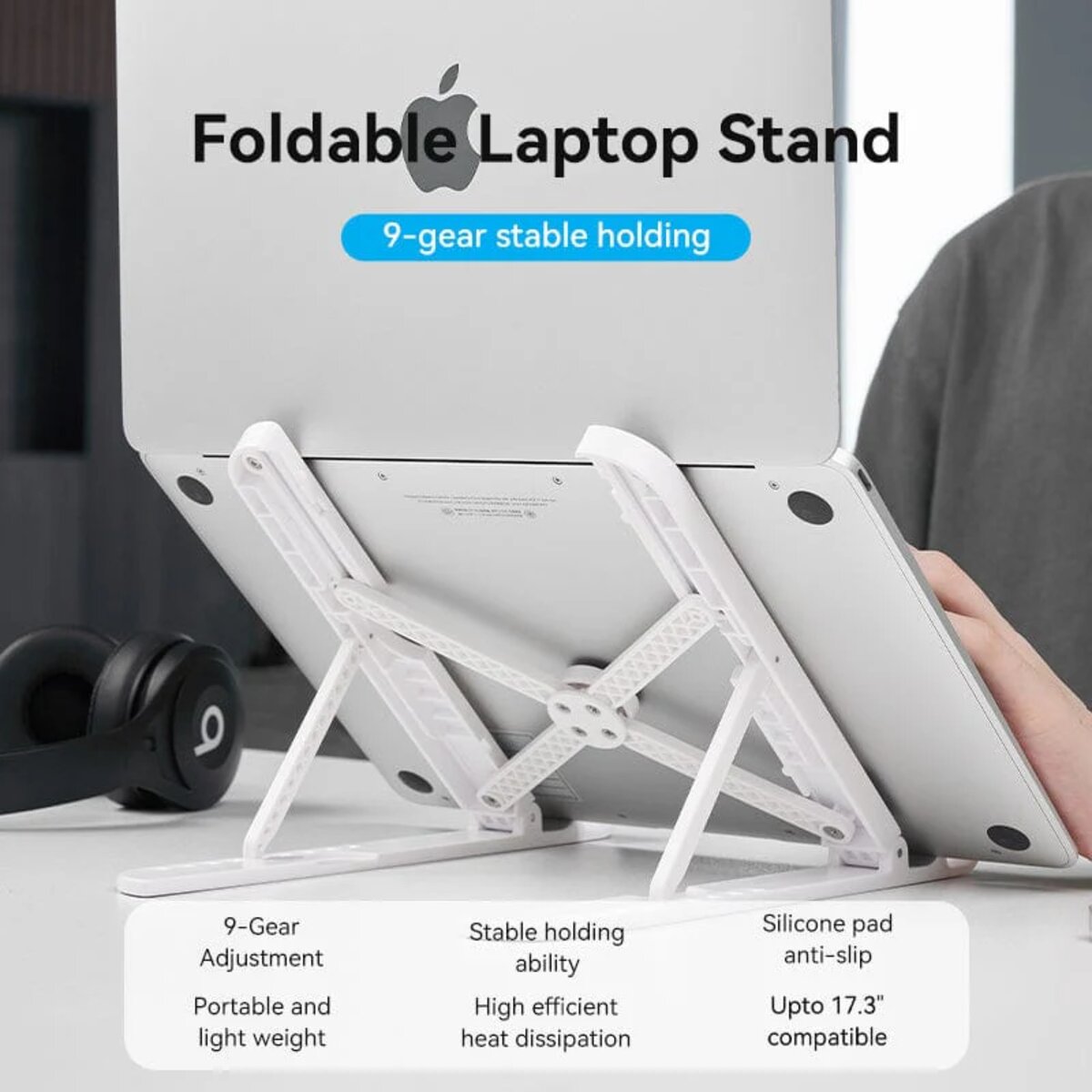 Підставка для ноутбука Vention Laptop Stand White (KDNW0) на картинке №3