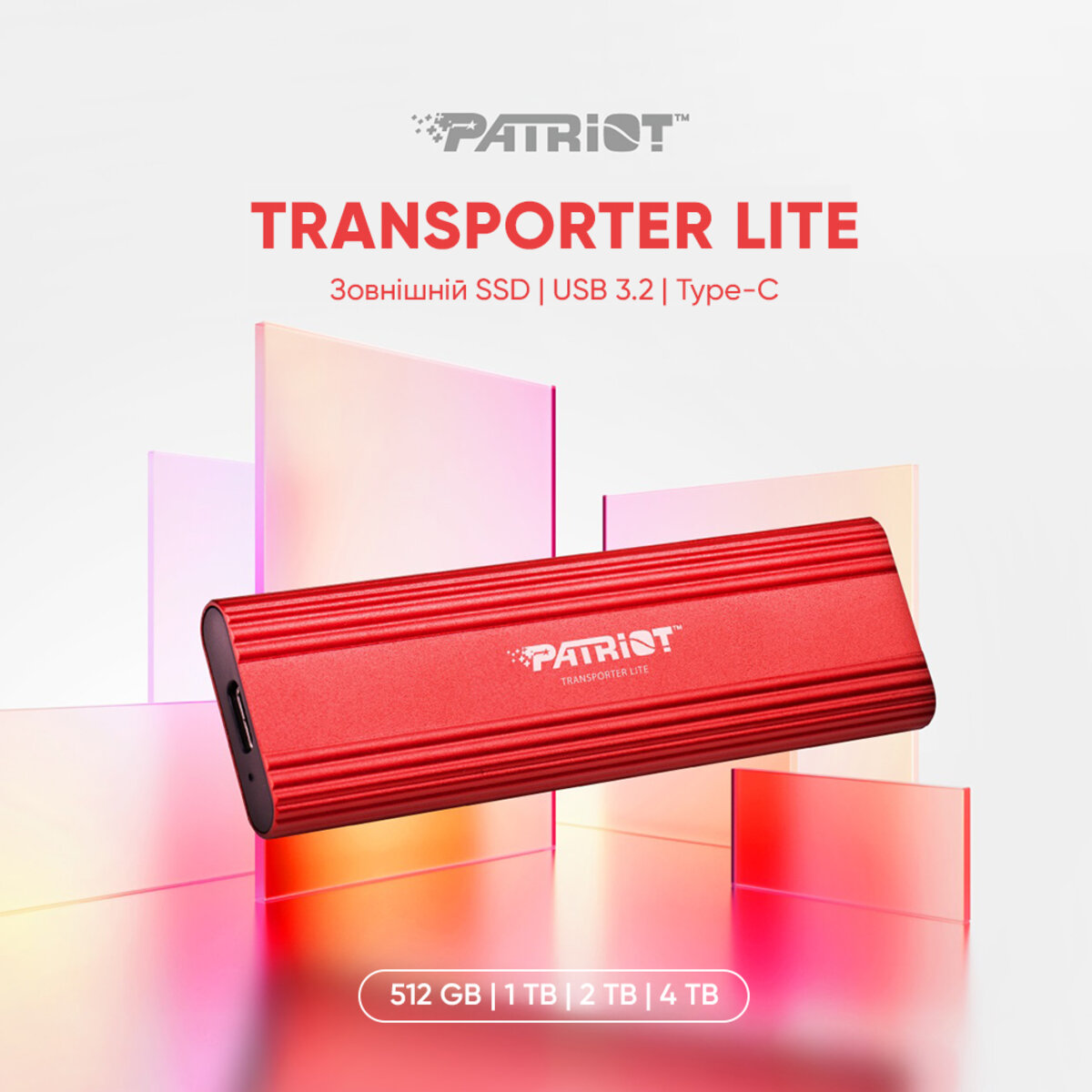 Портативний SSD Patriot Transporter Lite 2TB Type-C (PTPL2TBPEC) на картинке №5
