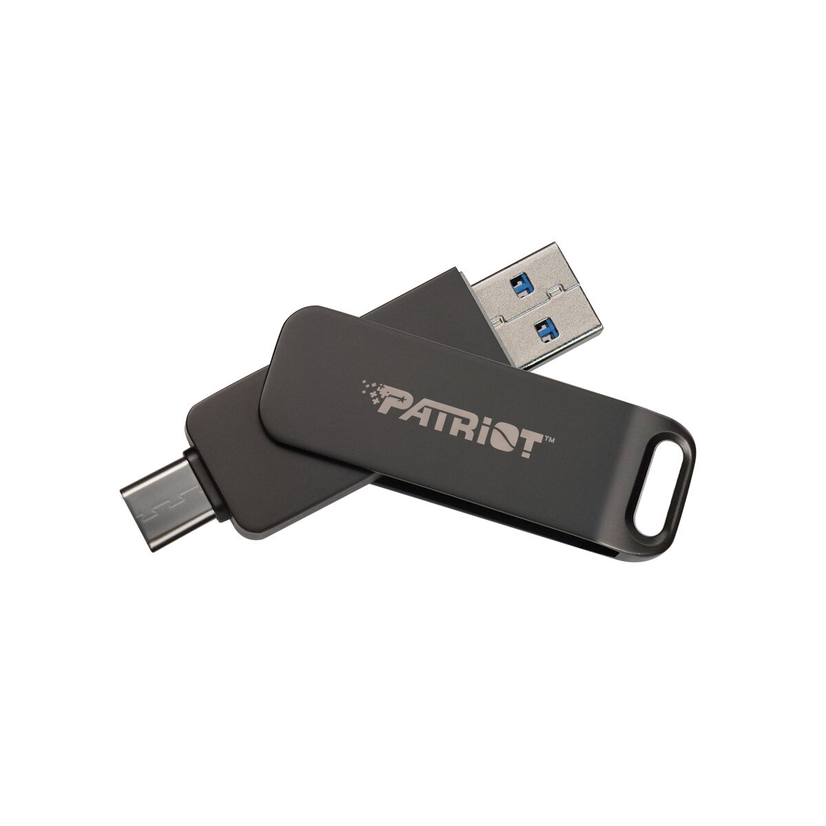 Flash Patriot USB 3.2 Gen 1 Rage R550 64GB Type-A+C (PE64GR550DSAD) смотреть фото №1
