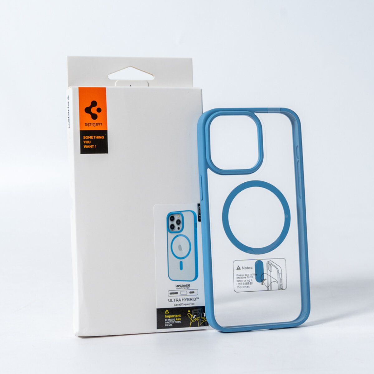 Чохол для смартфона Spigen AAA Magnetic Color for Apple iPhone 14 Pro Light Blue (SPGMGCOL14ProLight) на картинке №2