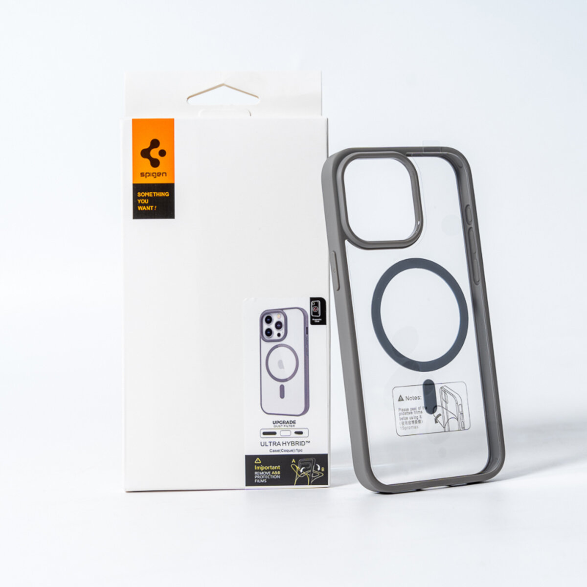 Чохол для смартфона Spigen AAA Magnetic Color for Apple iPhone 15 Grey (SPGMGCOL15Grey) смотреть фото №3