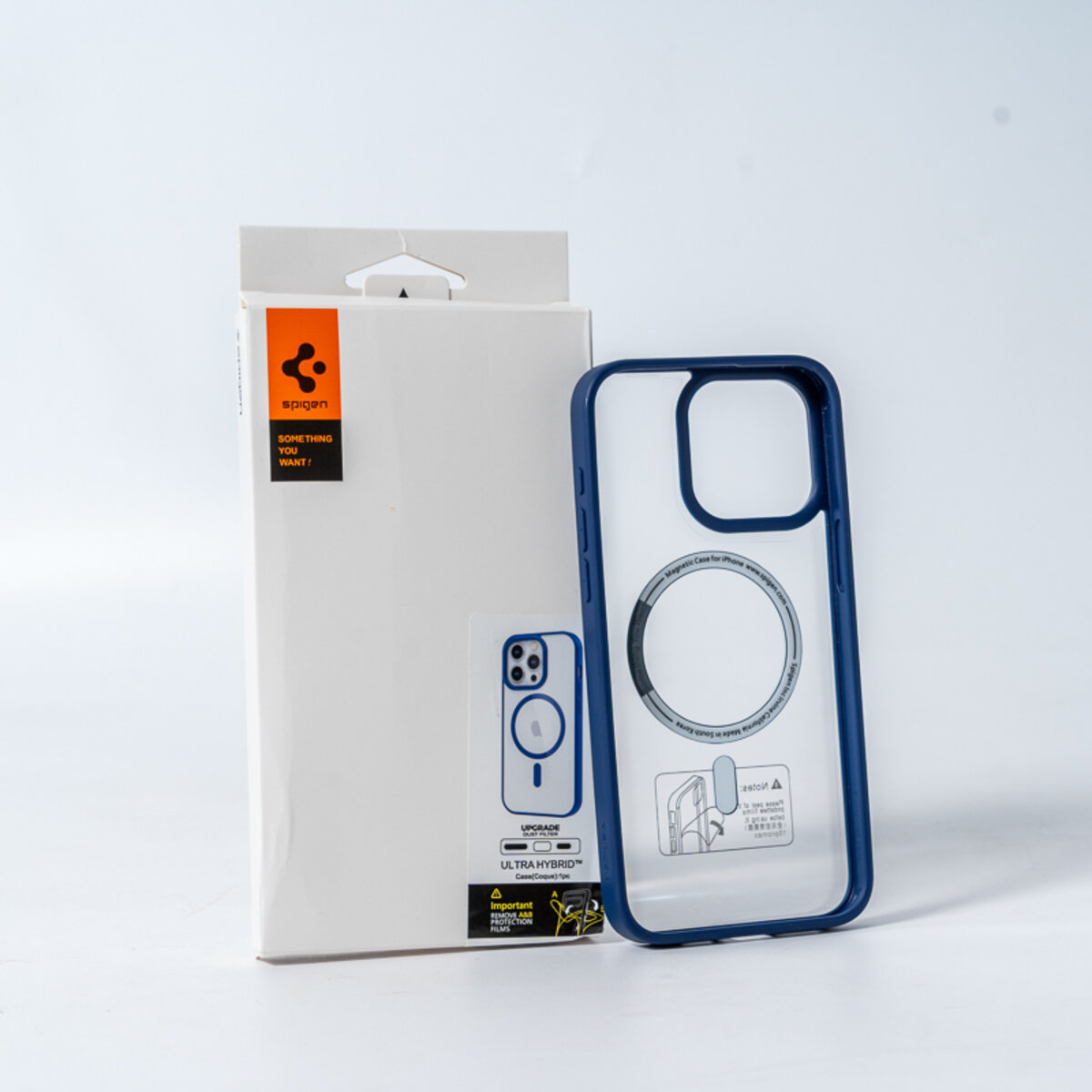 Чохол для смартфона Spigen AAA Magnetic Color for Apple iPhone 15 Pro Max Blue на малюнкі №2