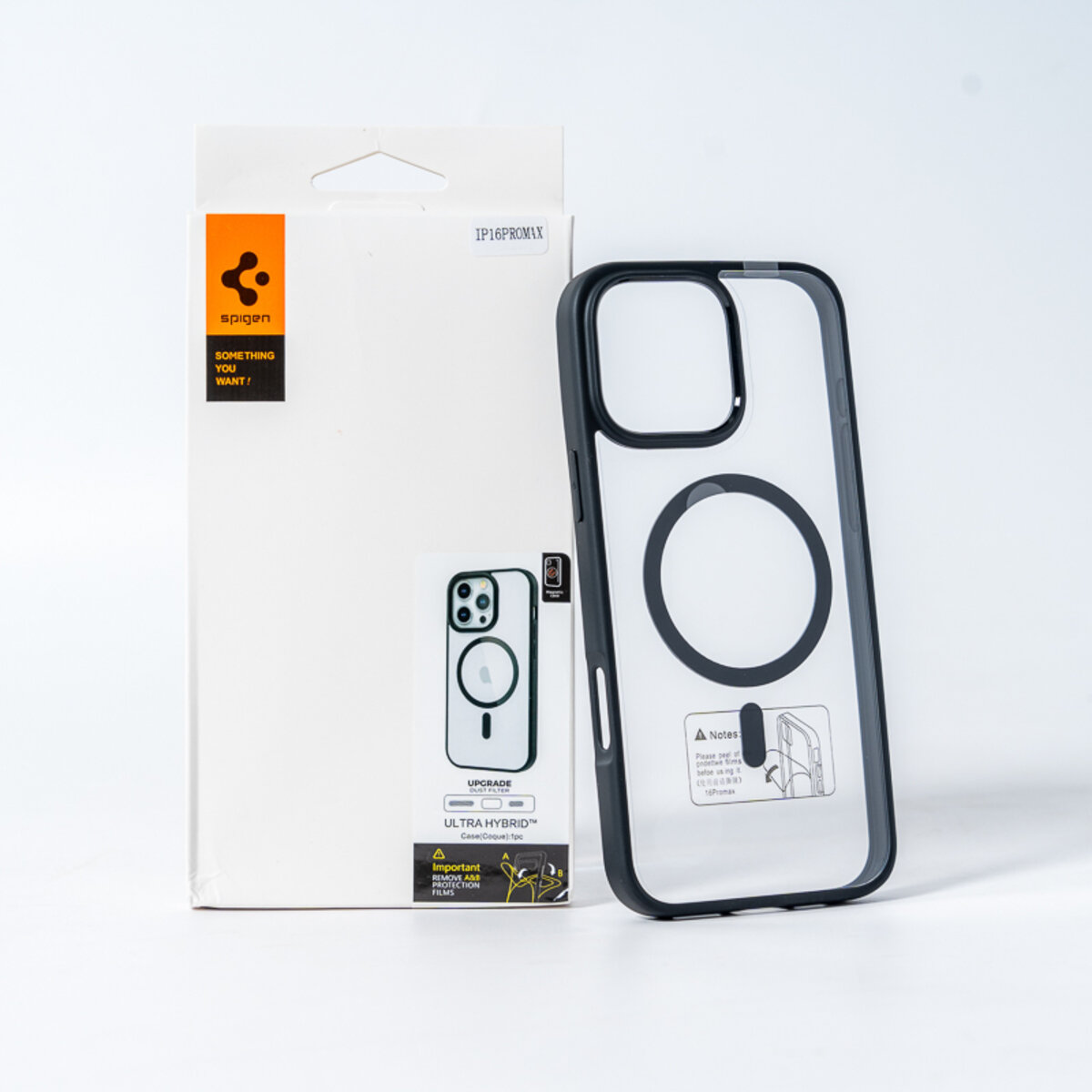 Чохол для смартфона Spigen AAA Magnetic Color for Apple iPhone 16 Black (SPGMGCOL16Black) на картинке №1