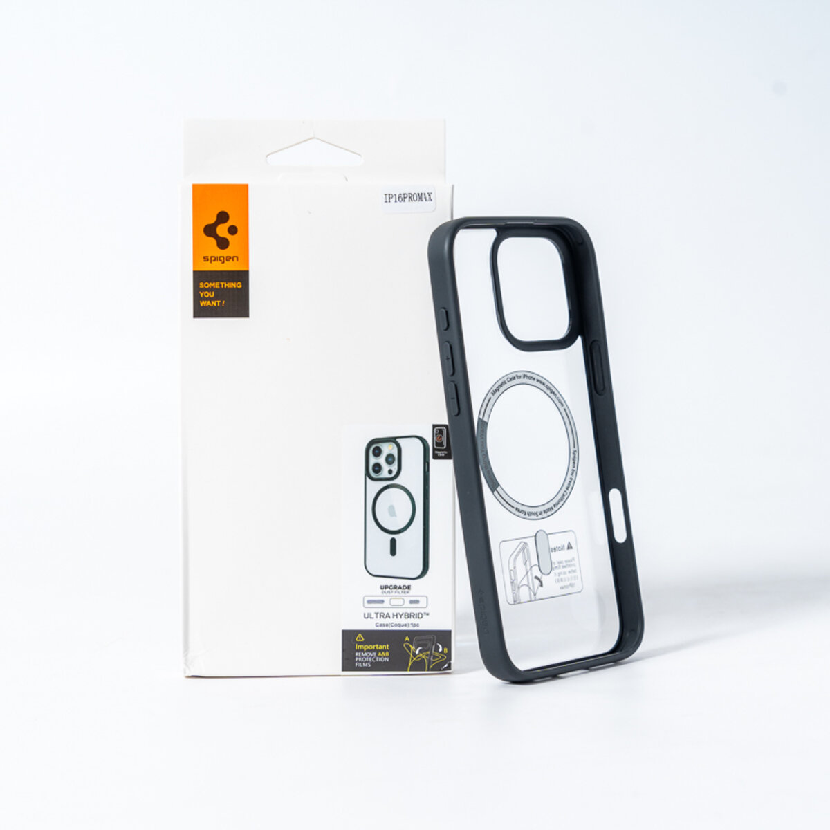 Чохол для смартфона Spigen AAA Magnetic Color for Apple iPhone 16 Black (SPGMGCOL16Black) на картинке №2