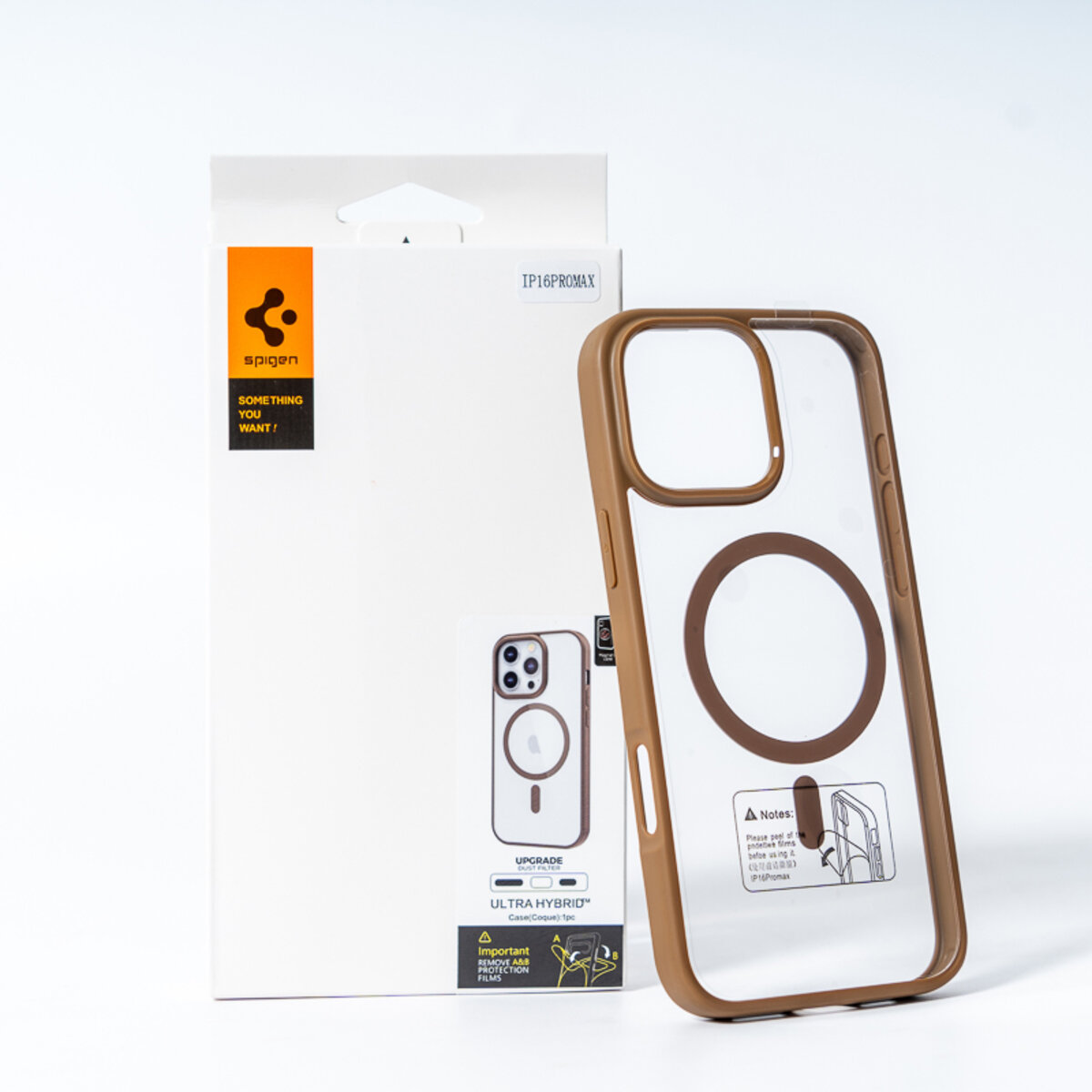 Чохол для смартфона Spigen AAA Magnetic Color for Apple iPhone 16 Pro Max Brown (SPGMGCOL16ProMaxBrown) Фотографія №1 Чохол для смартфона Spigen AAA Magnetic Color for Apple iPhone 16 Pro Max Brown (SPGMGCOL16ProMaxBrown) на малюнкі №1