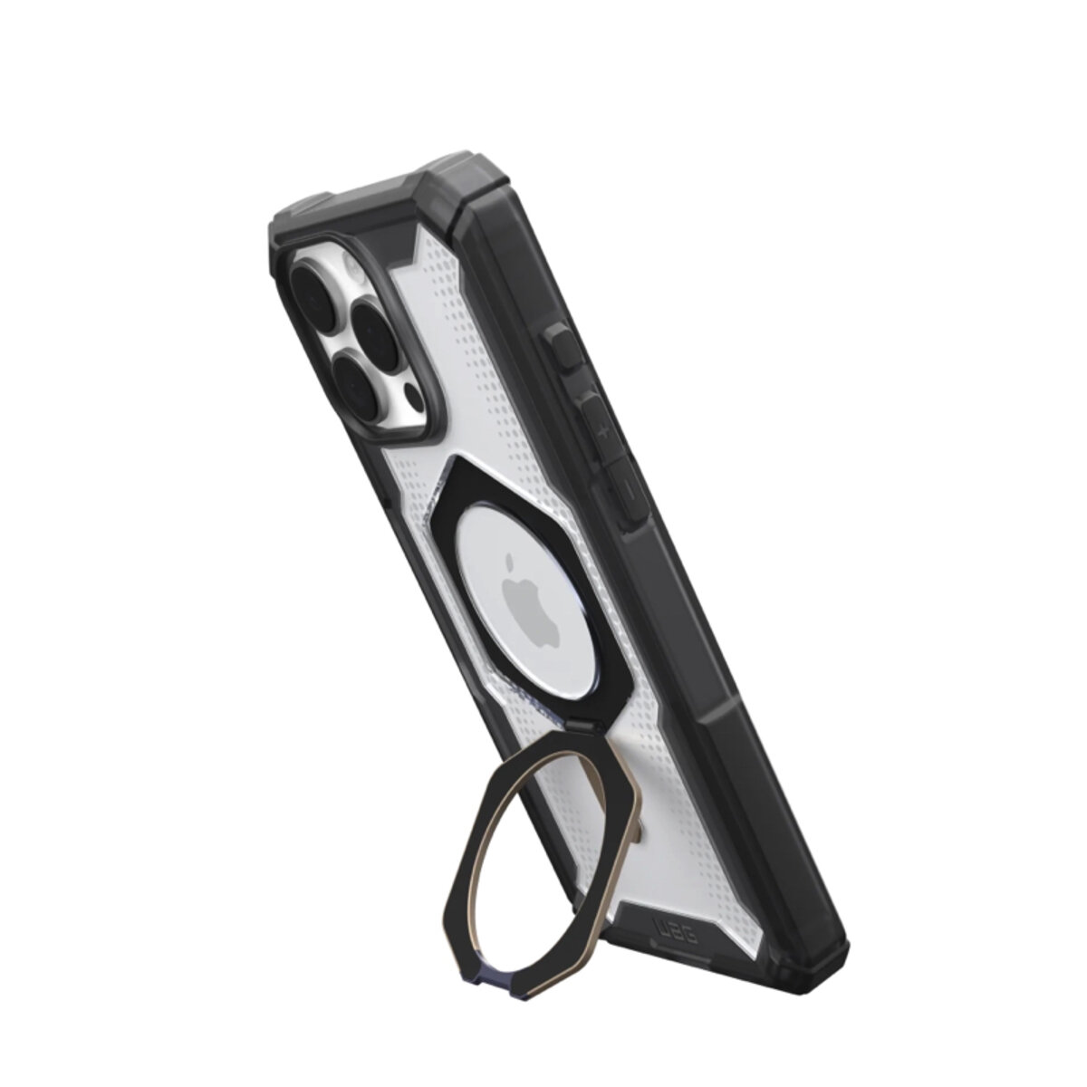 Протиударний чохол UAG Plazma MagSafe XTE (AAA) Apple iPhone 15 | Drop and Shockproof (Чорний) на малюнкі №2