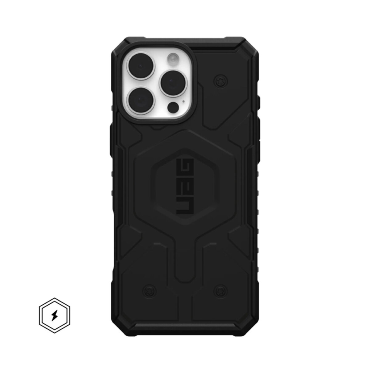 Противоударный чехол UAG Pathfinder with MagSafe (AAA) Apple iPhone 14 Pro Max | Drop and Shockproof (Черный) на картинке №1
