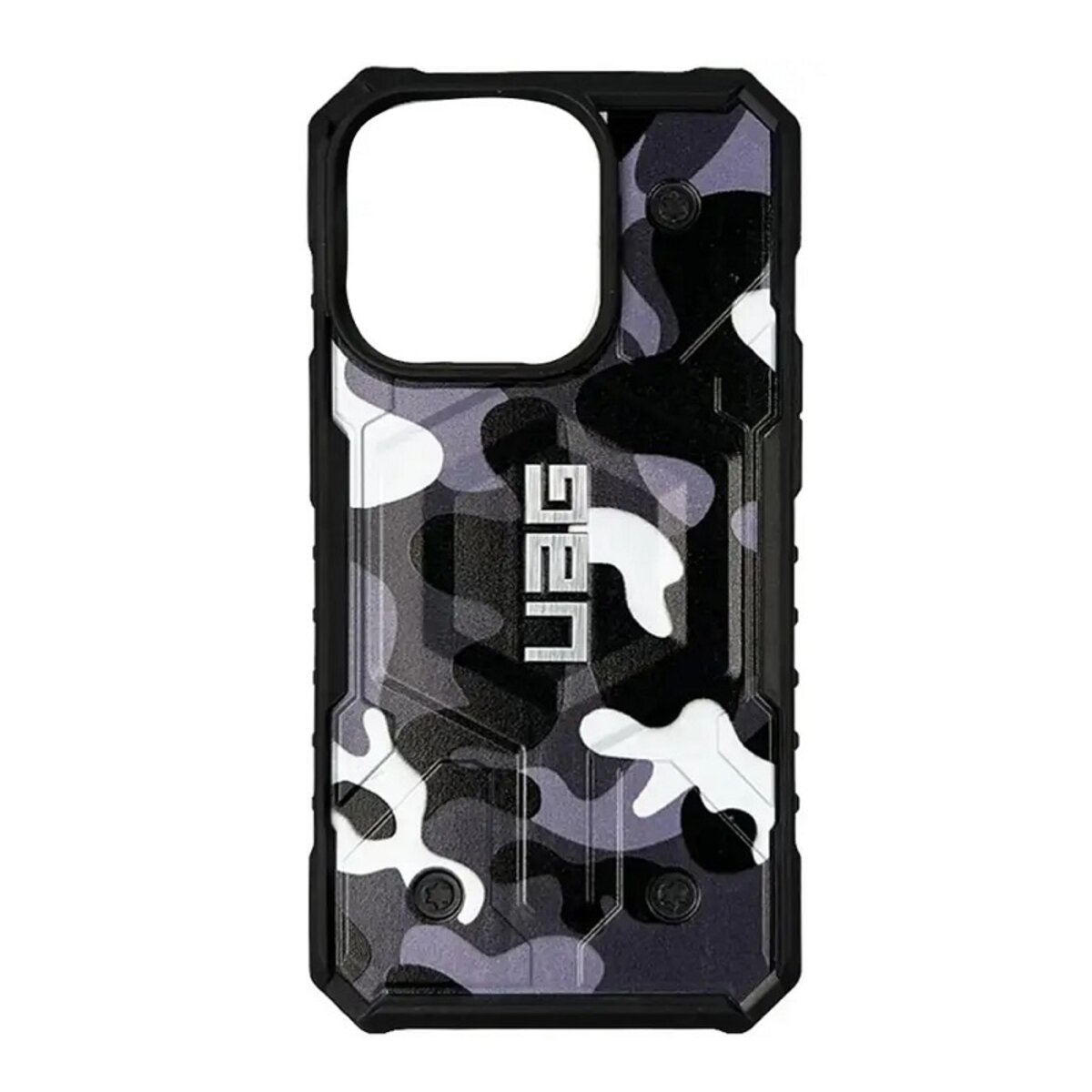 Противоударный чехол UAG Pathfinder with MagSafe (AAA) Apple iPhone 14 Pro Max | Drop and Shockproof (Army-White) на картинке №1