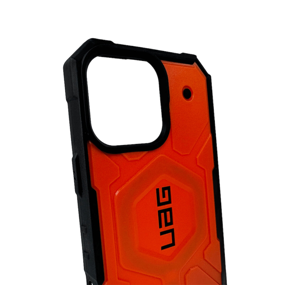 Протиударний чохол UAG Pathfinder with MagSafe (AAA) Apple iPhone 15 Pro | Drop and Shockproof (Оранжевий) на малюнкі №5