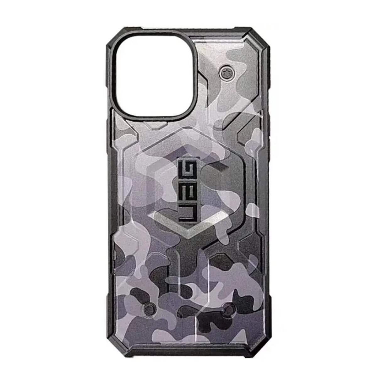 Противоударный чехол UAG Pathfinder with MagSafe (AAA) Apple iPhone 16 Pro | Drop and Shockproof (Серый) на картинке №1