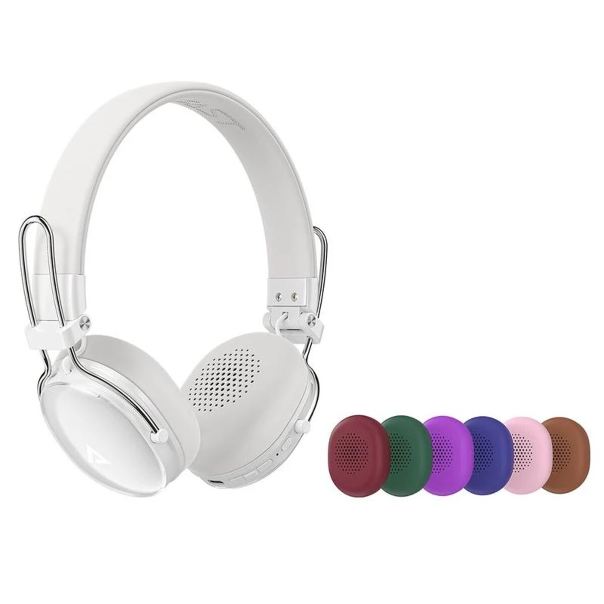 Бездротові навушники ACEFAST H7 active noise reduction wireless headset Pearl white (6974316283560) Фотографія №6 Бездротові навушники ACEFAST H7 active noise reduction wireless headset Pearl white (6974316283560) на малюнкі №6