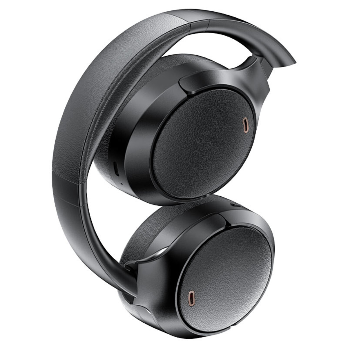 Бездротові навушники ACEFAST H6 active noise reduction wireless headset Black (6974316283683) на картинке №6