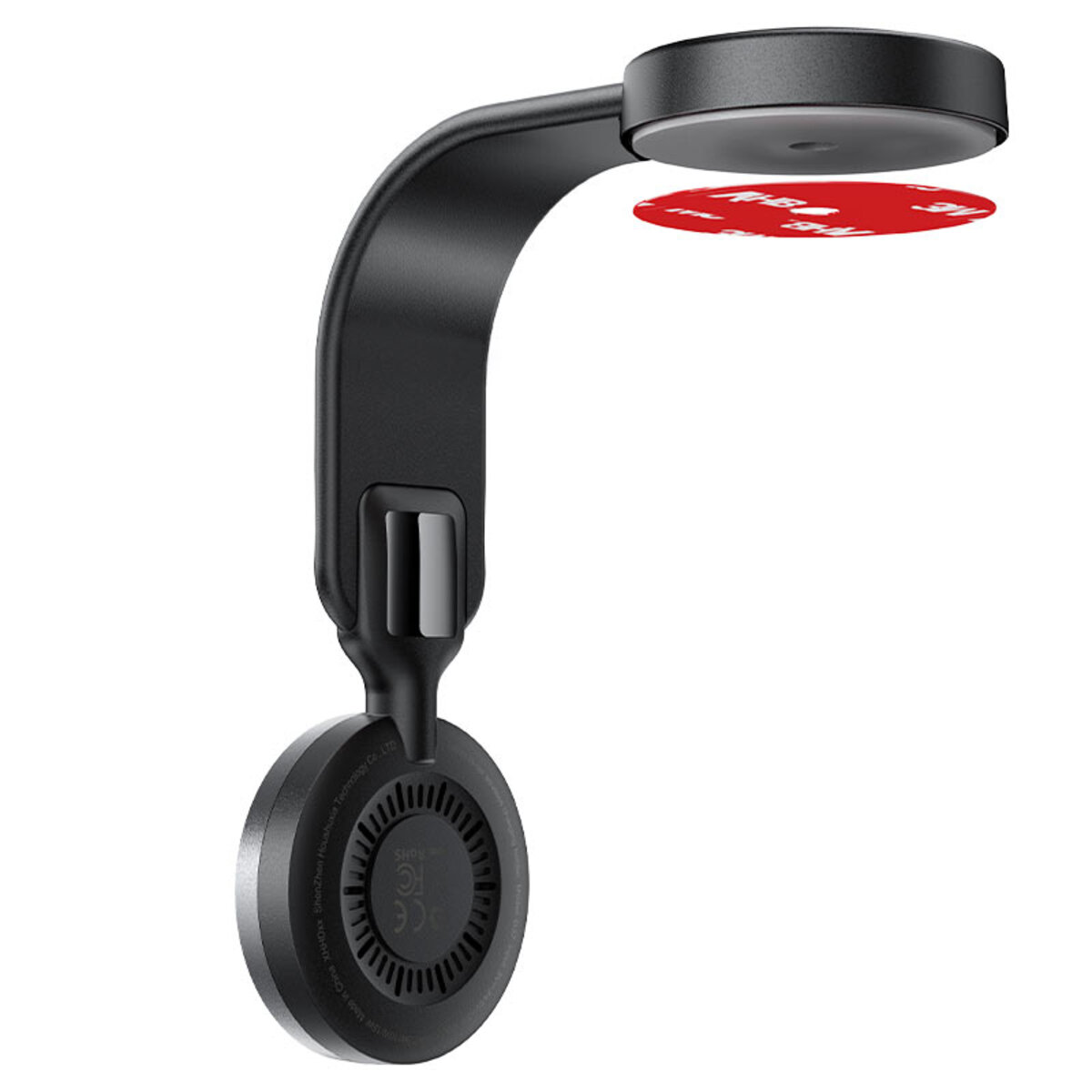 Автотримач для телефона ACEFAST D37 magnetic wireless charging car holder for dashboard Black (6974316283546) на картинке №5